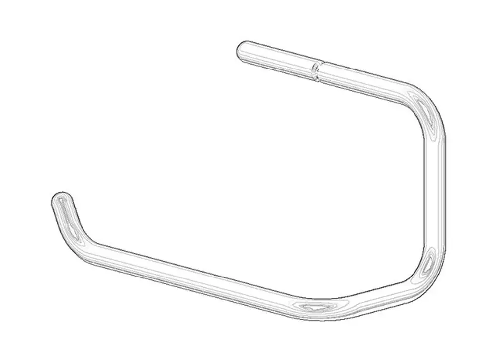 DORNBRACHT Bügel ERSATZTEILE 081870501 125 x 185 x 50 mm Chrom, 081870501-00 Galeriebild 1